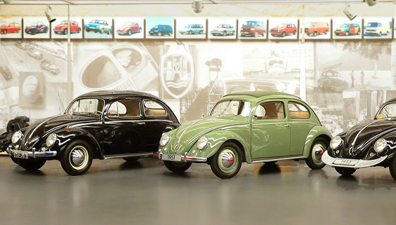 Volkswagen-bobler på AutoMuseum Volkswagen