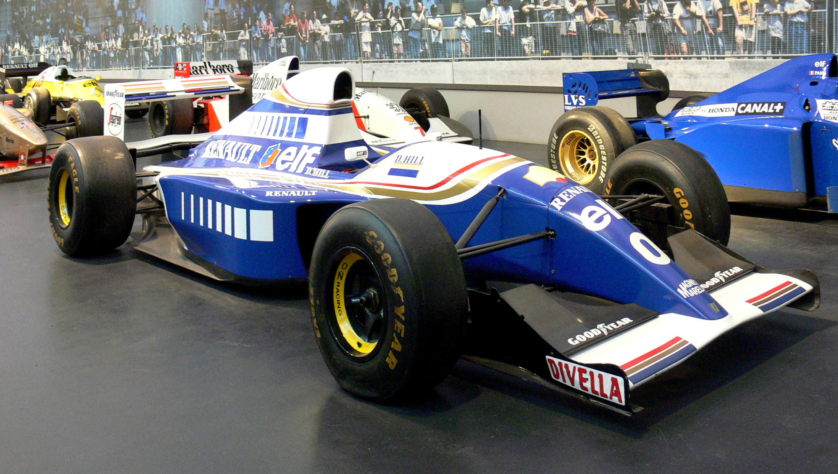 Williams-Renault-racer i Schlumpf-samlingen i Mulhouse