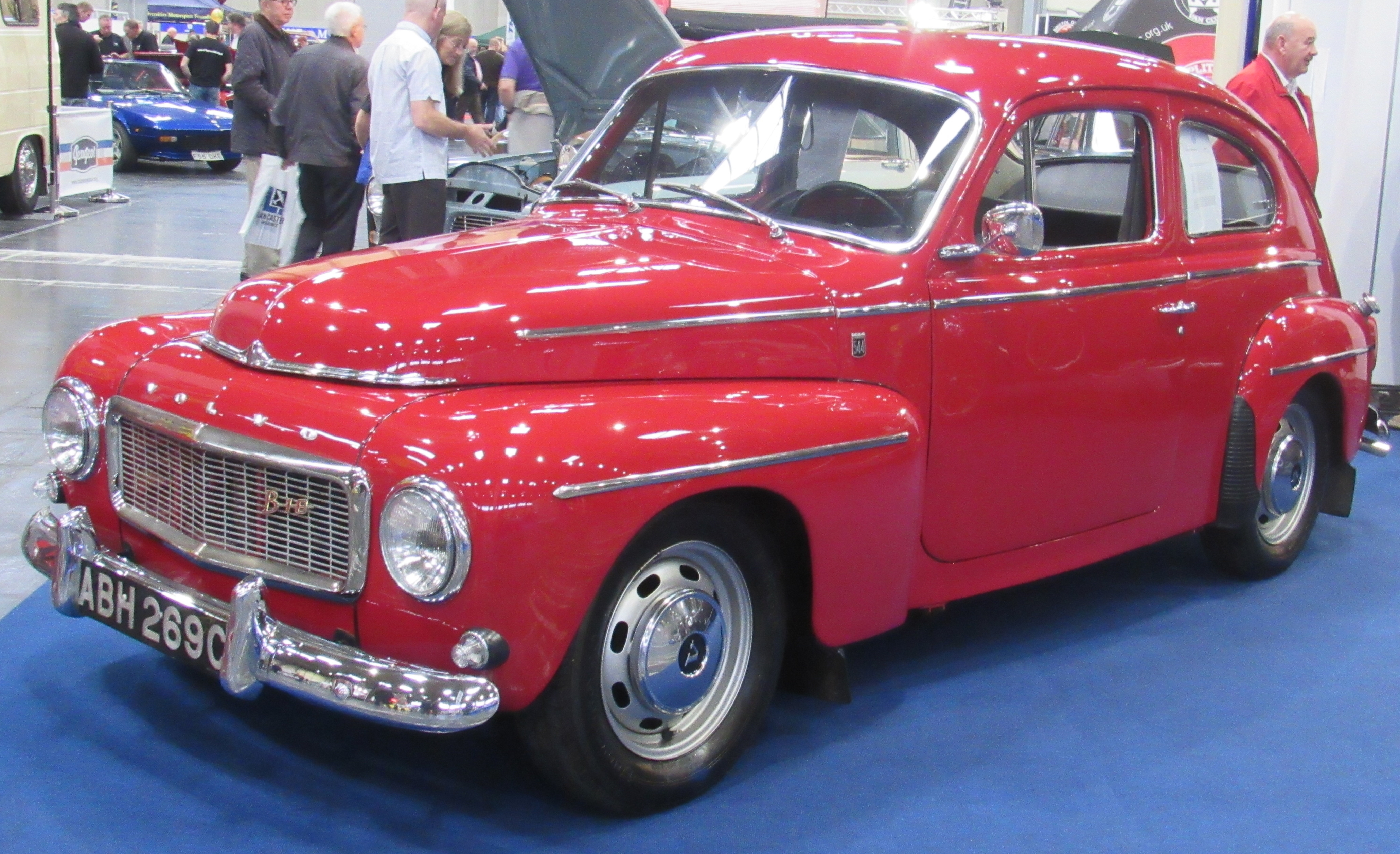Volvo PV544 Sport 1.8 fra 1965 udstillet på Classic Motor Show i 2017