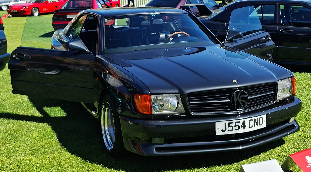 Mercedes-Benz 560 SEC Koenig Specials fotograferet ved London Concours