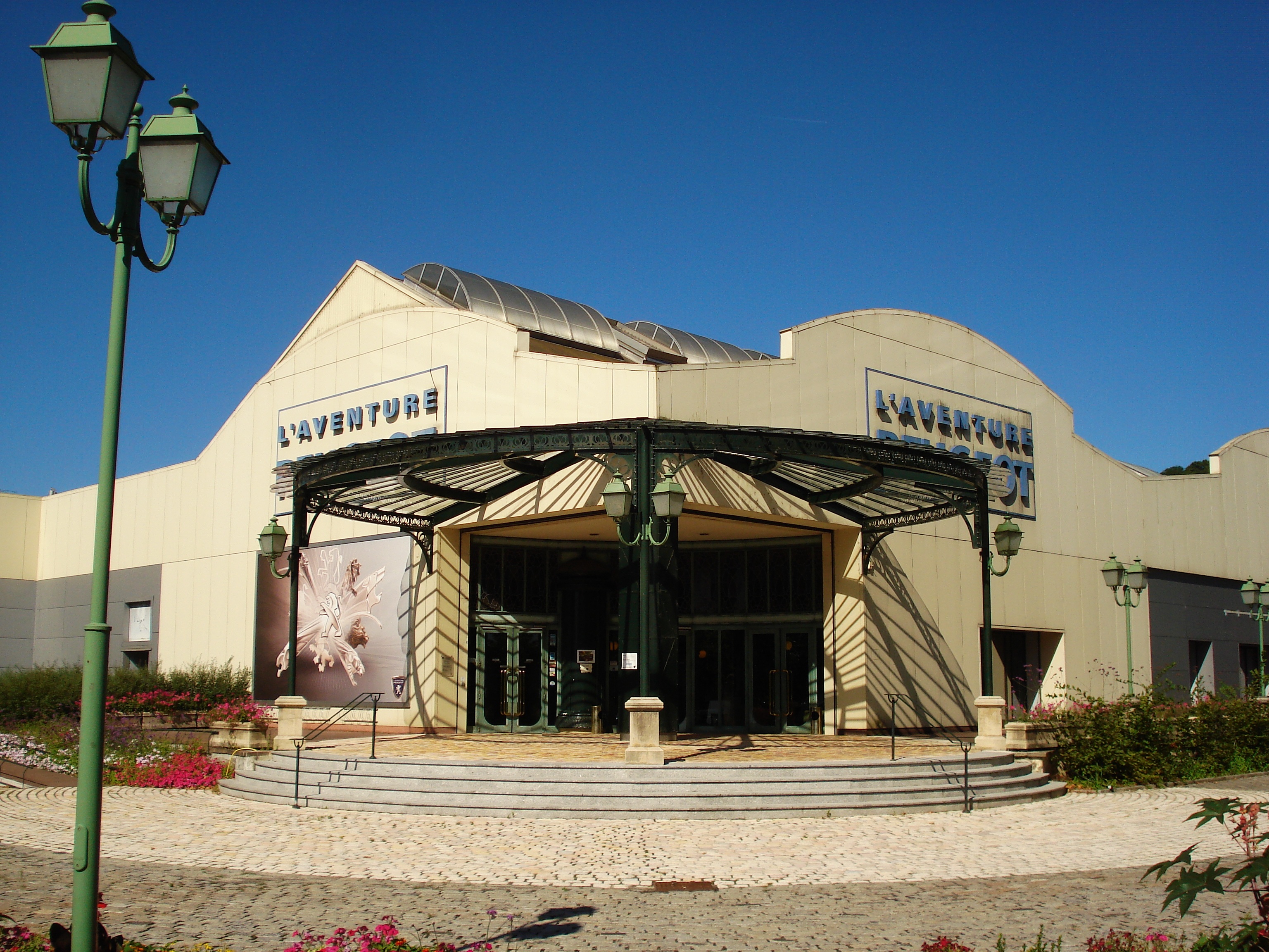 Indgangen til Musée de l'Aventure Peugeot i Sochaux